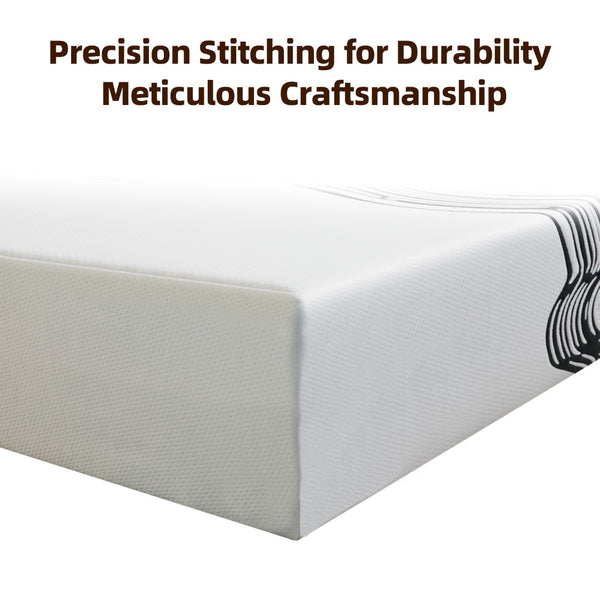 English Elm 12-inch King Mattress Five Layer Foam Zoned Support Japanese Crafted Wave Knit Cover W5081P394369