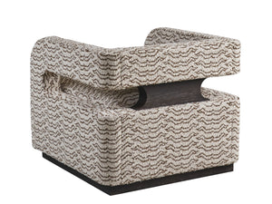 Lexington Coda Swivel Chair - Contemporary Comfort With Ultra Down Cushion & Earthy Textured Fabrics  Wood 1960-11sw-40