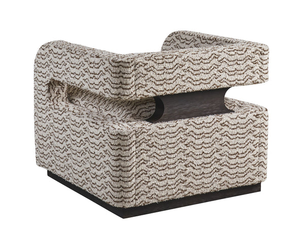 Lexington Coda Swivel Chair - Contemporary Comfort With Ultra Down Cushion & Earthy Textured Fabrics  Wood 1960-11sw-40