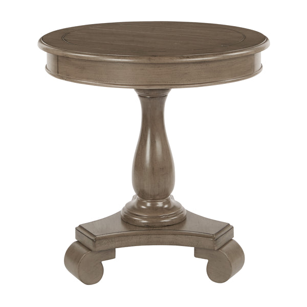 OSP Home Furnishings Avalon Round Accent table Antique Java