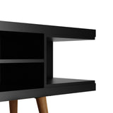 Utopia 53.14 TV Stand in Black 19653 Manhattan Comfort