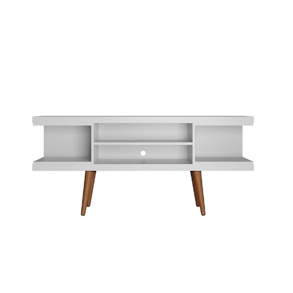 Utopia 53.14 TV Stand in White Matte 19654 Manhattan Comfort