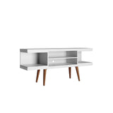 Utopia 53.14 TV Stand in White Matte 19654 Manhattan Comfort