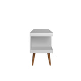 Utopia 53.14 TV Stand in White Matte 19654 Manhattan Comfort