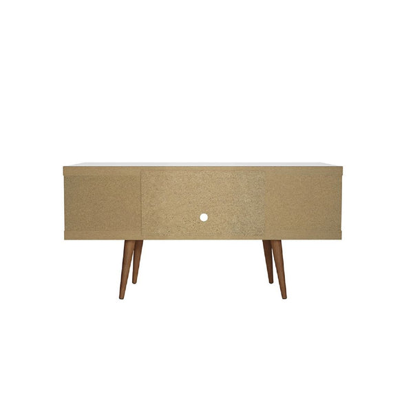 Utopia 53.14 TV Stand in White Matte 19654 Manhattan Comfort