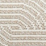 Nourison Textured Home TXH02 Machine Made Power-loomed Borderless Design Indoor Only Modern Scandinavian Rug Beige Ivory, Beige Ivory 100% Polyester 841491141458