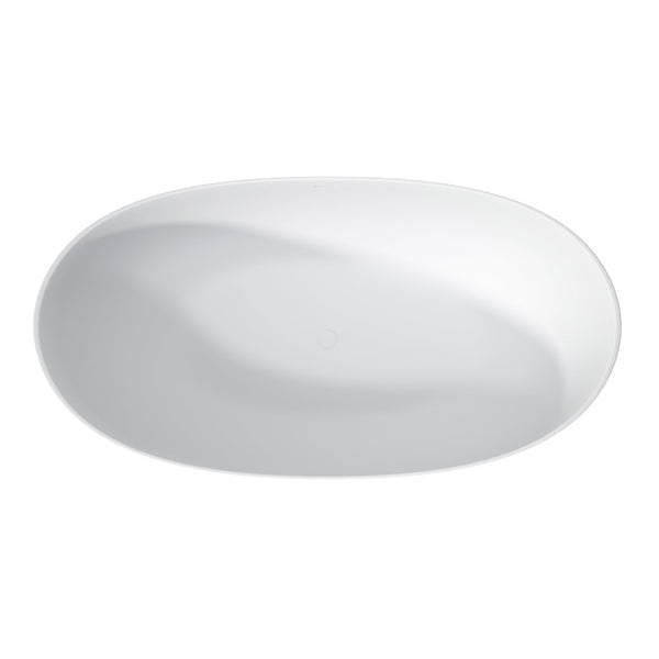 English Elm 65 Inch Freestanding Soaking Tub Eco Stone Resin Matte Spa Basin Modern Bath T3785P353968