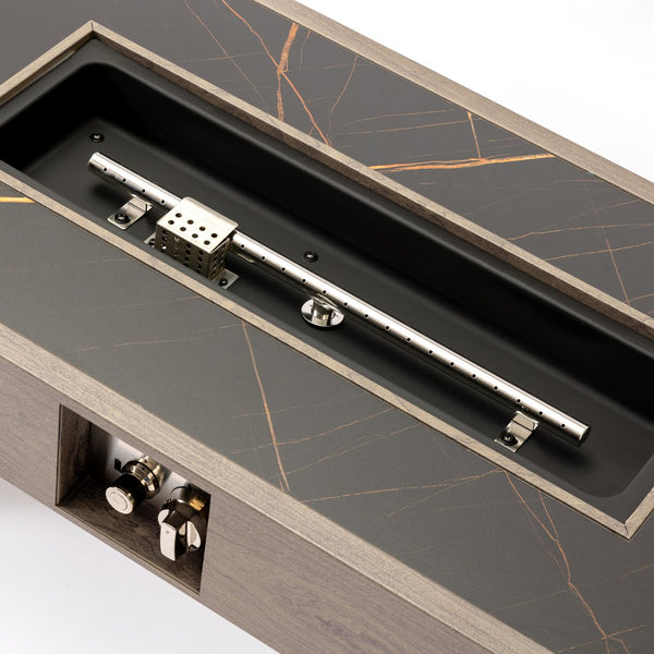 English Elm 42_Inch Contemporary Iron Fire Pit Table – Durable, Propane-Powered, Perfect For Outdoor Gatherings! W3131P277178