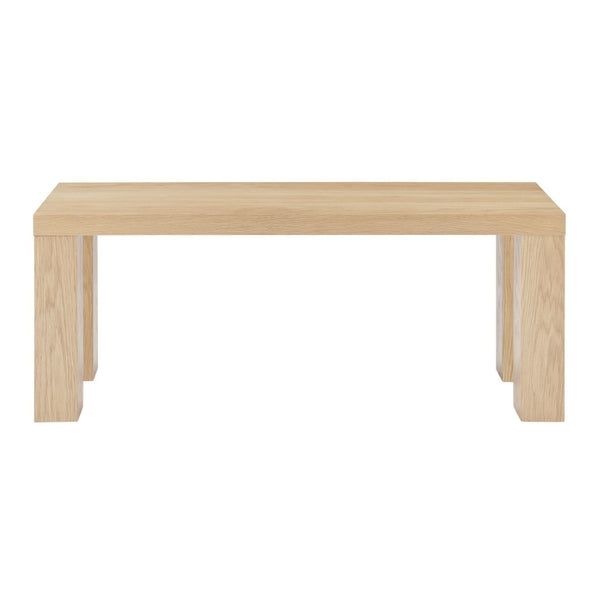 Eurostyle Abby 49" Lightweight Oak Bench - Stylish, Durable Design For Versatile Room Arrangements & Functionality Oak Engineered Wood 19720oak-kit
