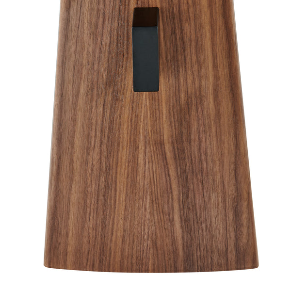 EuroStyle Folke 20" Side Table Walnut 19734-WAL