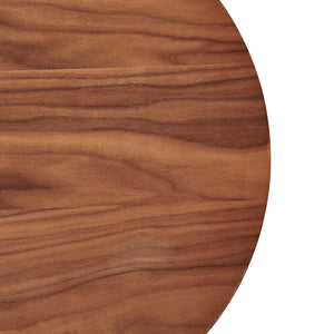 EuroStyle Folke 20" Side Table Walnut 19734-WAL