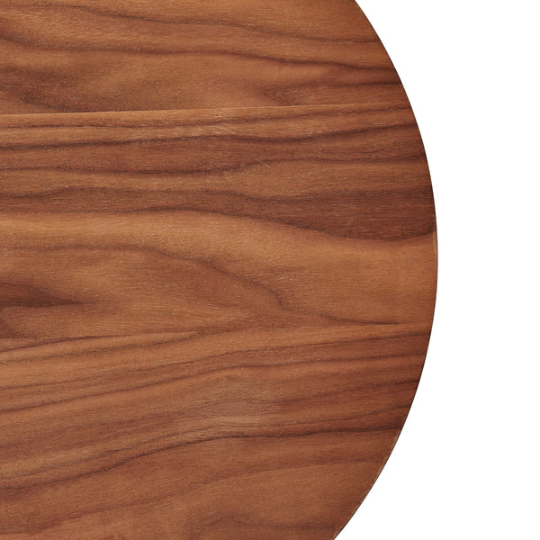 EuroStyle Folke 20" Side Table Walnut 19734-WAL