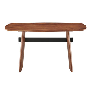 EuroStyle Folke 55" Console Table Walnut 19736-WAL