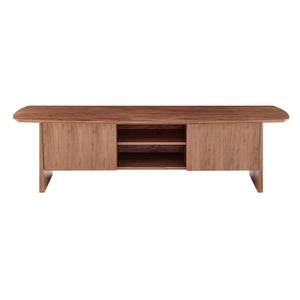 EuroStyle Folke 71" Media Stand Walnut 19740WAL-KIT