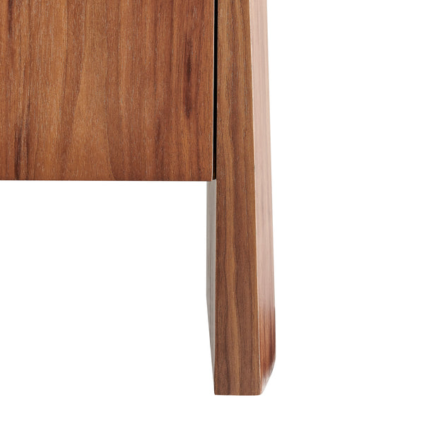 EuroStyle Folke 71" Media Stand Walnut 19740WAL-KIT