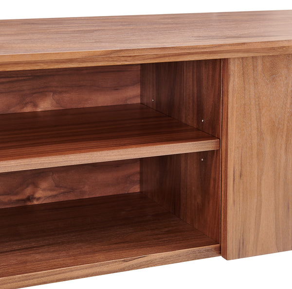 EuroStyle Folke 71" Media Stand Walnut 19740WAL-KIT