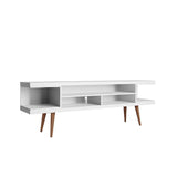 Manhattan Comfort Utopia Mid-Century Modern TV Stand White Matte 19754