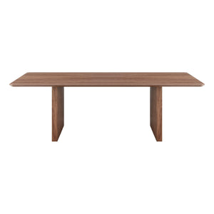 Caden 95" Rectangle Table in Walnut - Elegant Design, Durable Craftsmanship, Seats 8 Comfortably