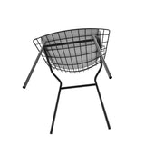 Manhattan Comfort Madeline Modern Chair Black and White 197AMC4