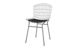 Manhattan Comfort Madeline Modern Chair Charcoal Grey and Black 197AMC7