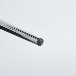 English Elm 1+4,5Pieces Mid-Century Modern Dining Set With Glass Top, Metal Legs For 4-6 People, Stylish & Versatile W234S00120