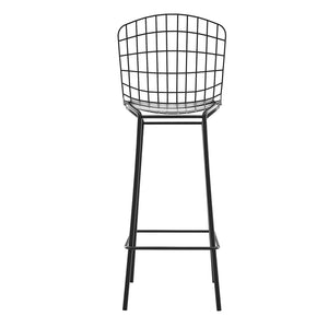 Manhattan Comfort Madeline Modern Barstool Black 198AMC3