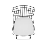 Manhattan Comfort Madeline Modern Barstool Black and White 198AMC4