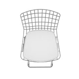 Manhattan Comfort Madeline Modern Barstool Charcoal Grey and White 198AMC8