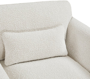 Stylus Cream Boucle Fabric Chair 198Cream-C Meridian Furniture