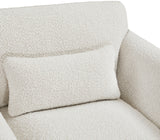 Stylus Cream Boucle Fabric Chair 198Cream-C Meridian Furniture