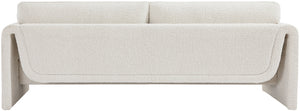 Stylus Cream Boucle Fabric Sofa 198Cream-S Meridian Furniture