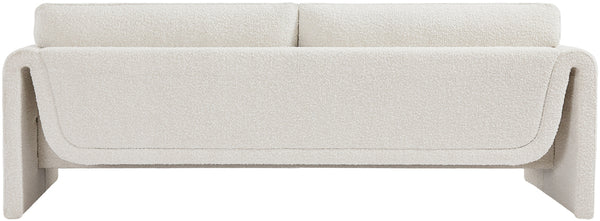 Stylus Cream Boucle Fabric Sofa 198Cream-S Meridian Furniture