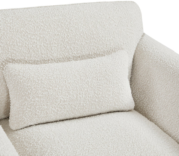 Stylus Cream Boucle Fabric Sofa 198Cream-S Meridian Furniture