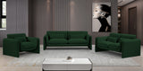 Stylus Green Boucle Fabric Chair 198Green-C Meridian Furniture