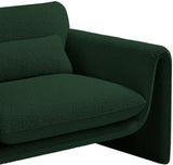 Stylus Green Boucle Fabric Chair 198Green-C Meridian Furniture