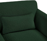 Stylus Green Boucle Fabric Chair 198Green-C Meridian Furniture