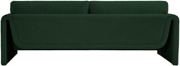 Stylus Green Boucle Fabric Sofa 198Green-S Meridian Furniture