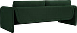 Stylus Green Boucle Fabric Sofa 198Green-S Meridian Furniture