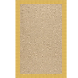 Capel Rugs Creative Concepts - Customizable Indoor & Outdoor Rugs With Fade And Stain Resistance For Unique Style Canvas Canary 100% Olefin Base,Single Border 1990rs07091000137