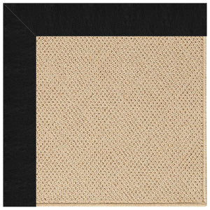 Capel Rugs Creative Concepts - Customizable Indoor & Outdoor Rugs With Fade And Stain Resistance For Unique Style Classic Black 100% Olefin Base,Single Border 1990gs0709312