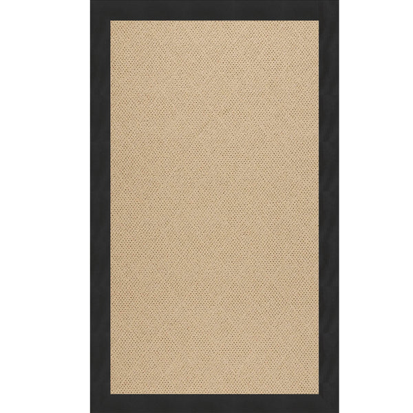 Capel Rugs Creative Concepts - Customizable Indoor & Outdoor Rugs With Fade And Stain Resistance For Unique Style Canvas Black 100% Olefin Base,Single Border 1990rs00240036314