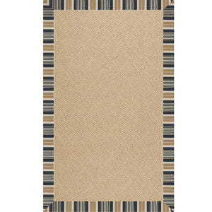 Capel Rugs Creative Concepts - Customizable Indoor & Outdoor Rugs With Fade And Stain Resistance For Unique Style Long Hill Ebony 100% Olefin Base,Single Border 1990rs07091000340
