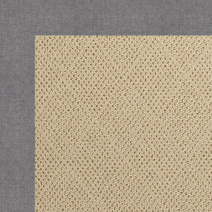 Capel Rugs Creative Concepts - Customizable Indoor & Outdoor Rugs With Fade And Stain Resistance For Unique Style Canvas Slate 100% Olefin Base,Single Border 1990rs06000600372