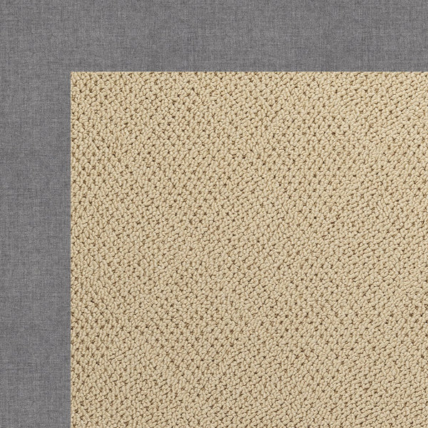 Capel Rugs Creative Concepts - Customizable Indoor & Outdoor Rugs With Fade And Stain Resistance For Unique Style Canvas Slate 100% Olefin Base,Single Border 1990rs06000600372