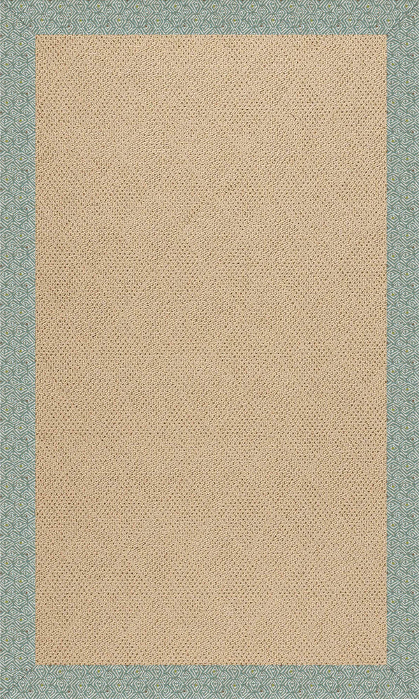 Capel Rugs Creative Concepts - Customizable Indoor & Outdoor Rugs With Fade And Stain Resistance For Unique Style Profile Lake 100% Olefin Base,Single Border 1990ns02060800414