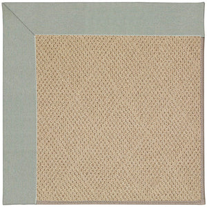 Capel Rugs Creative Concepts - Customizable Indoor & Outdoor Rugs With Fade And Stain Resistance For Unique Style Canvas Spa Blue 100% Olefin Base,Single Border 1990gs0709427