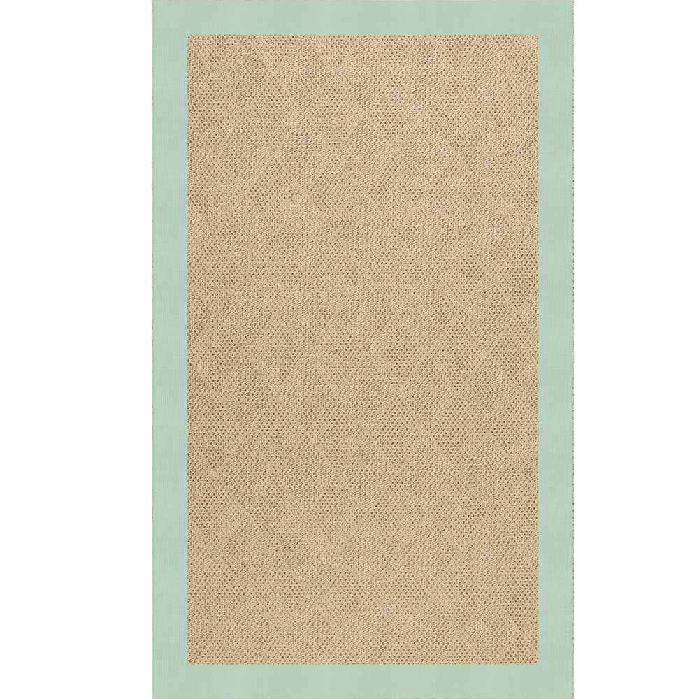 Capel Rugs Creative Concepts - Customizable Indoor & Outdoor Rugs With Fade And Stain Resistance For Unique Style Canvas Spa Blue 100% Olefin Base,Single Border 1990rs07090709427