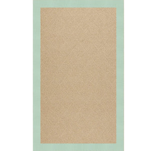 Capel Rugs Creative Concepts - Customizable Indoor & Outdoor Rugs With Fade And Stain Resistance For Unique Style Canvas Spa Blue 100% Olefin Base,Single Border 1990rs07090709427