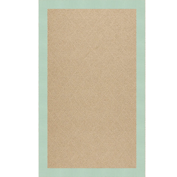 Capel Rugs Creative Concepts - Customizable Indoor & Outdoor Rugs With Fade And Stain Resistance For Unique Style Canvas Spa Blue 100% Olefin Base,Single Border 1990rs07090709427