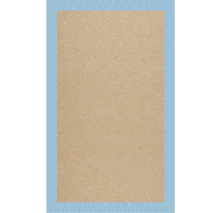 Capel Rugs Creative Concepts - Customizable Indoor & Outdoor Rugs With Fade And Stain Resistance For Unique Style Canvas Air Blue 100% Olefin Base,Single Border 1990rs07091000437